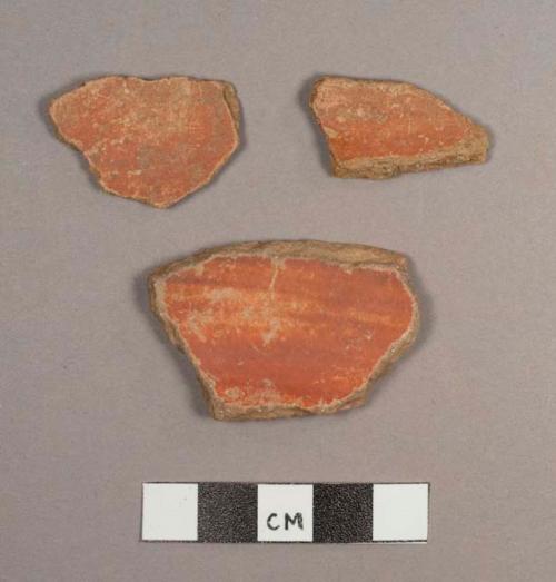 Pital Cream Potsherds: Red A-6 Variety