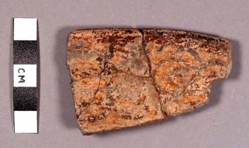 Saxche Orange-polychrome Potsherd: Variety Unknown