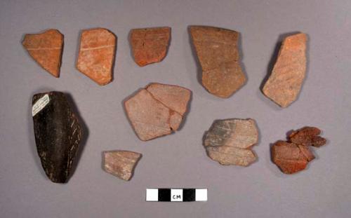 Orange-walk Incised Potsherds: Orange-walk Variety