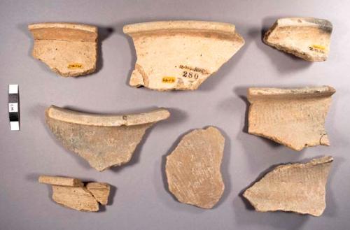 Tu-tu Camp Striated Potsherds: Variety Unspecified, AA