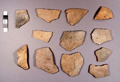 Eastern Branch Plain Potsherds: Thin-walled