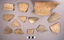 Jones Camp Striated Potsherds: Variety Unspecified (thin-walled)