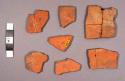 Sotero Red-brown Potsherds: Orange