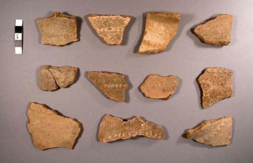 Cayo Unslipped Potsherds: Cayo-applique