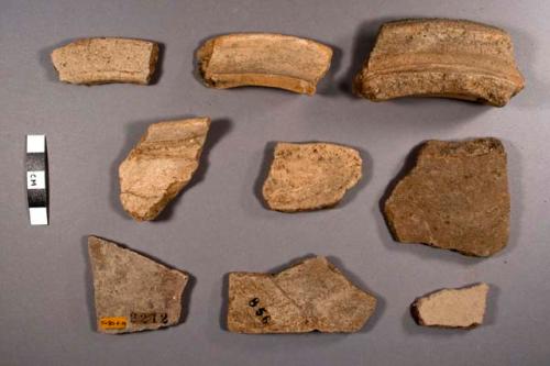 Yaha Creek Cream Potsherds: Thick walled