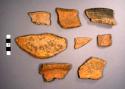 More Force Unslipped Potsherds: Variety Unspecified, Yellow