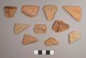 Reforma Incised Potsherds: C-2 Variety