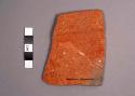 Aguacate Orange Potsherd: Aguacate Variety