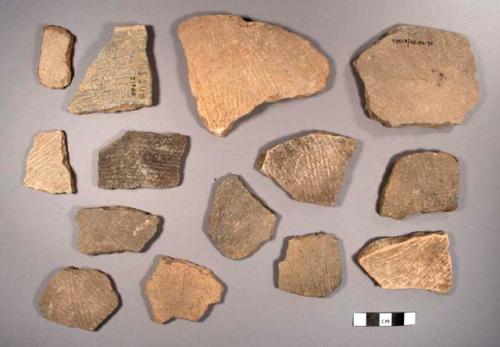 Mopan Striated Potsherds: Mopan Variety