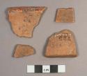 Jocote Orange-brown Potsherds: Orange C-3 Variety