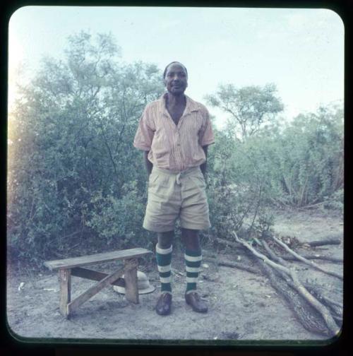 Muremi, border guard at Cho/ana, standing