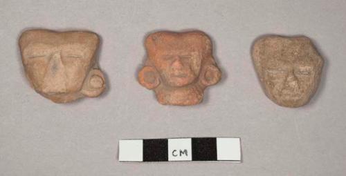 Terra cotta heads (human)