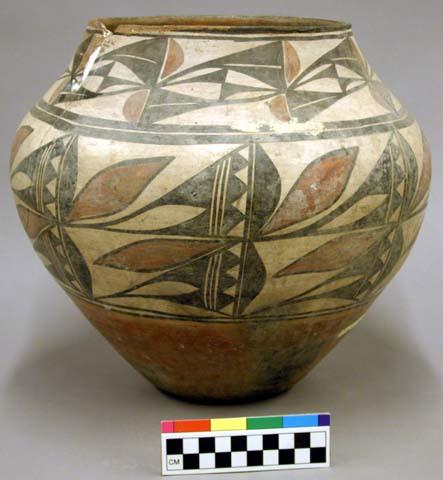 Pottery vessel.