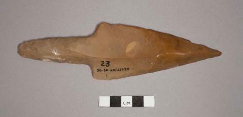 Stone points or knives - stemmed, plano-convex