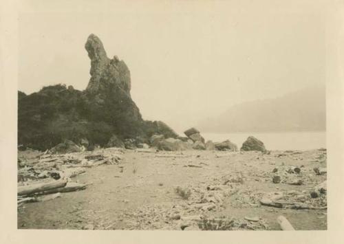 Signal rock at Requa, California