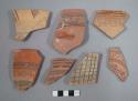 Aztec ware potsherds