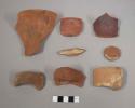 Plain potsherds