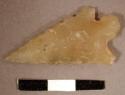 Chipped stone projectile point, corner-notched