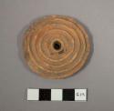 Ornamented terracotta disks