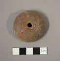 Spindle whorl - incised