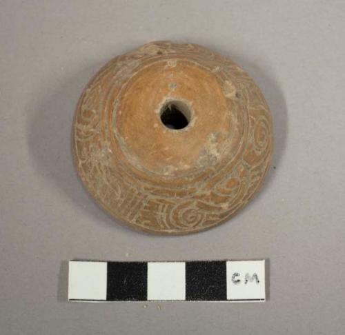 Spindle whorl - incised