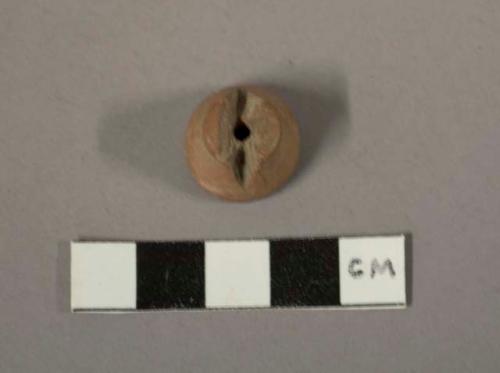 Pottery spindle whorl