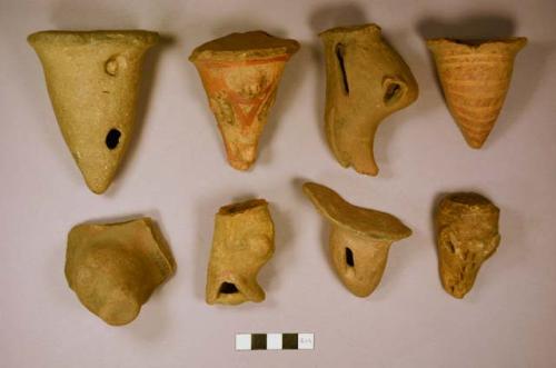 Miscellaneous leg sherds