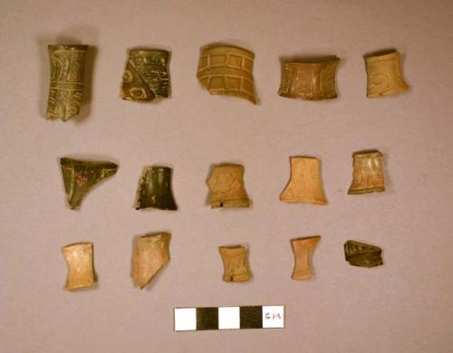 Fragmentary rings, terra cotta