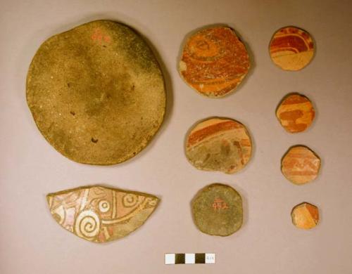 Pottery discs