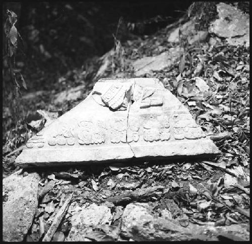 Fragment of Lintel 44 at Yaxchilan