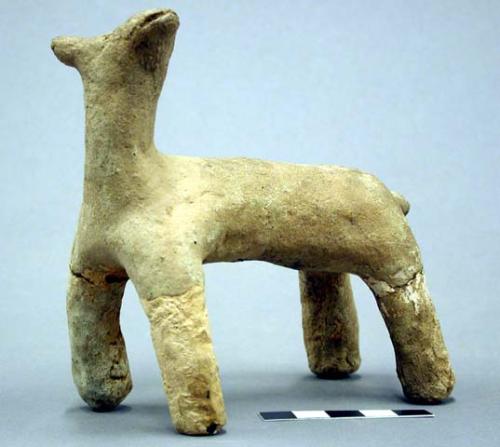 Clay animal figurine