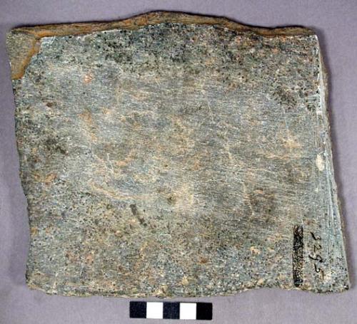 Stone slab, incised