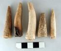 Antler/bone points