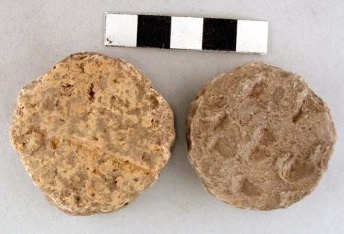 Disk-shaped potsherds