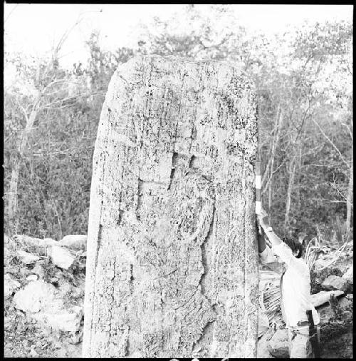 Stela 1 at Coba