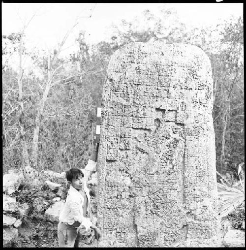 Stela 1 at Coba