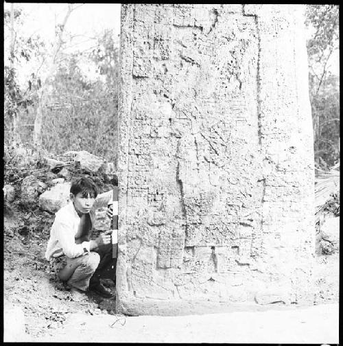 Stela 1 at Coba