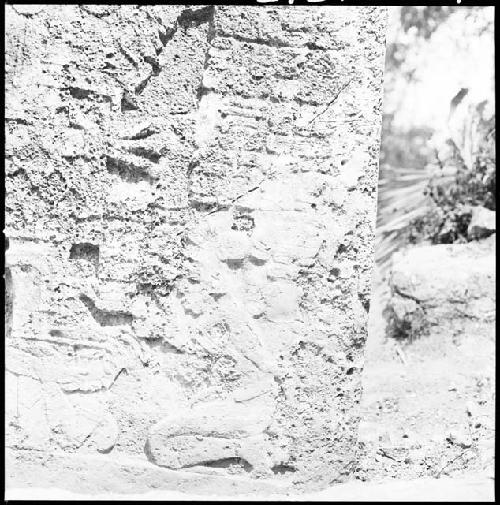 Detail of Stela 1 at Coba