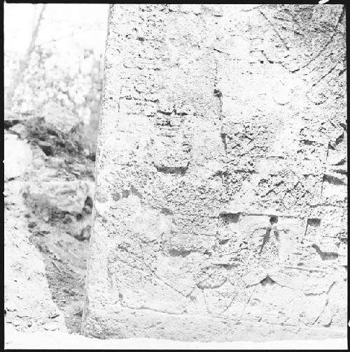 Detail of Stela 1 at Coba