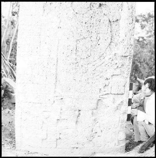 Stela 1 at Coba