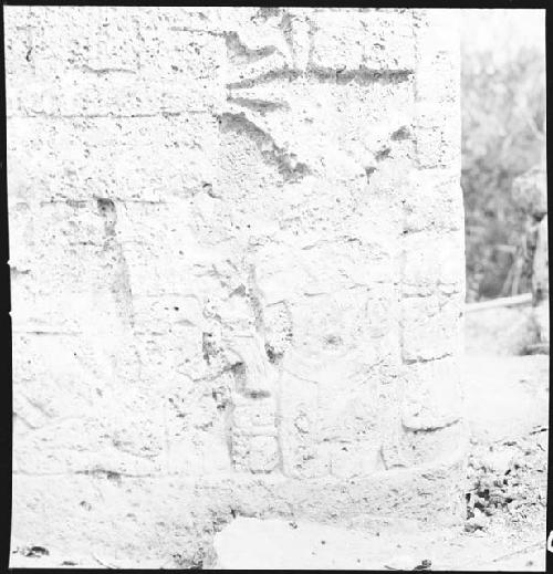 Detail of Stela 1 at Coba