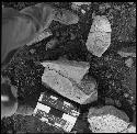 Fragments of Stela 18 at Coba