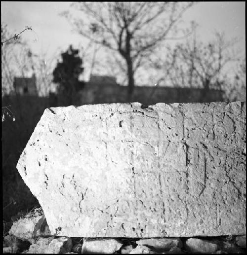 Stela 4 at Uxmal