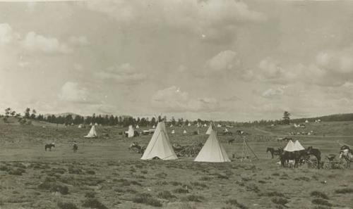 Jicarilla-Apache Camp near Ignacio, Colorado