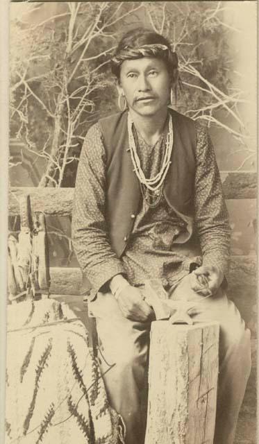 Jake, a Navajo silversmith