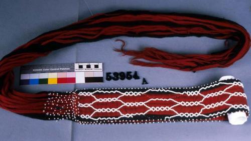 Beaded sash