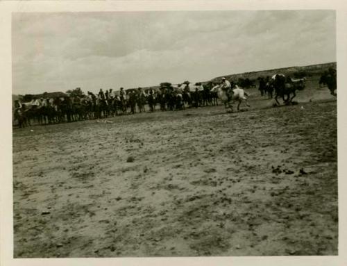 Navajo horse race