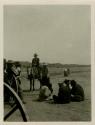 Old men at Ganado, Arizona. Navajo Feast.