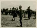 Old men in foot races, Navajos at Ganado feast