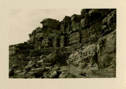 View of cliffs at  Acoma